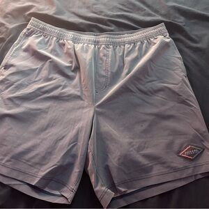 Chubbies Gray Athletic Shorts Lightweight Performance Wear